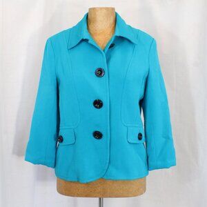 Focus 2000 Petite Blue Blazer Jacket